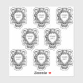 Zombie Juice Halloween 1,5 inch x 2 inch ticker Sticker (Vel)