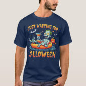 Zombie Just Waiting For Halloween T-shirt (Voorkant)