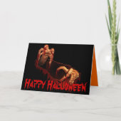 Zombie-kaarten voor Halloween Party (Voorkant)