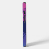 Zombie Karakter Cartoon Splats iPhone case (Achterkant / Links)