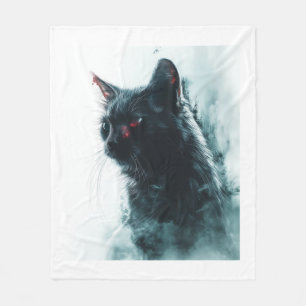Zombie Kat Apocalyps Fleece Deken