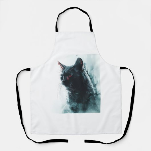 Zombie Kat Apocalyps Schort (Voorkant)