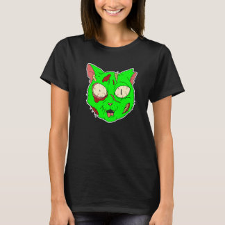 Zombie Kat Luie Halloween Kostuum Griezelen Enge G T-shirt