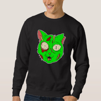 Zombie Kat Luie Halloween Kostuum Griezelen Grieze Trui
