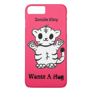 Zombie Kat wil een hug iPhone 8/7 Plus Hoesje