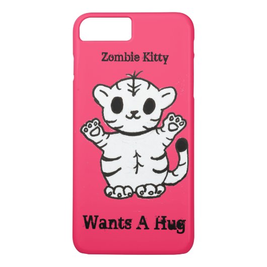 Zombie Kat wil een hug Case-Mate iPhone Case (Achterkant)