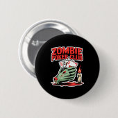 Zombie Ker Club Halloween Ronde Button 5,7 Cm (Voorkant /achterkant)