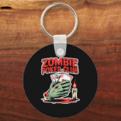 Zombie Ker Club Halloween  Sleutelhanger (Voorkant)