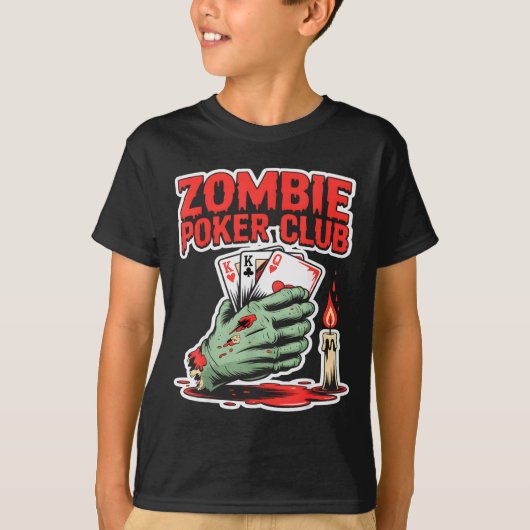 Zombie Ker Club Halloween  T-shirt (Voorkant)