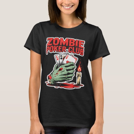 Zombie Ker Club Halloween  T-shirt (Voorkant)