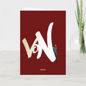 zombie kerst feestdagen kaart (Achterkant)