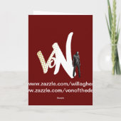 zombie kerst feestdagen kaart (Achterkant)