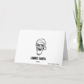 Zombie Kerst Kaart (Achterkant)