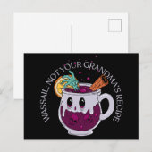 Zombie Kerst Wappeltje Briefkaart (Voorkant / Achterkant)