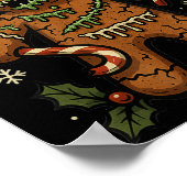 Zombie Kerstman Kerst Zombie Poster (Hoek)