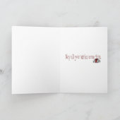 zombie Kerstmis Feestdagen Kaart (Binnen)