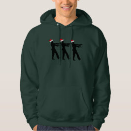 Zombie Kerstmis Hoodie