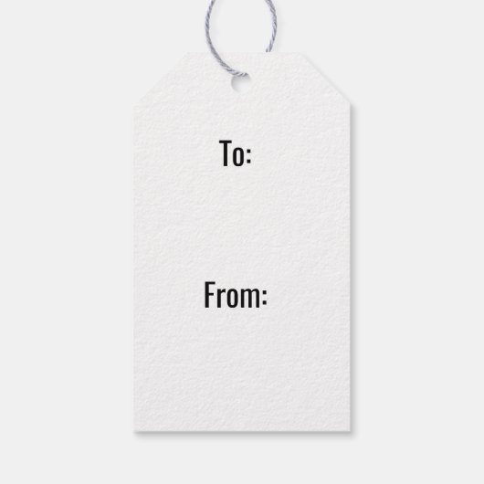 Zombie Kerstnacht Cadeaulabel (Achterkant)