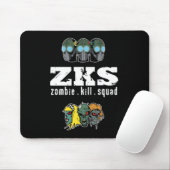 Zombie Kill Squad Mousepad Muismat (Met muis)