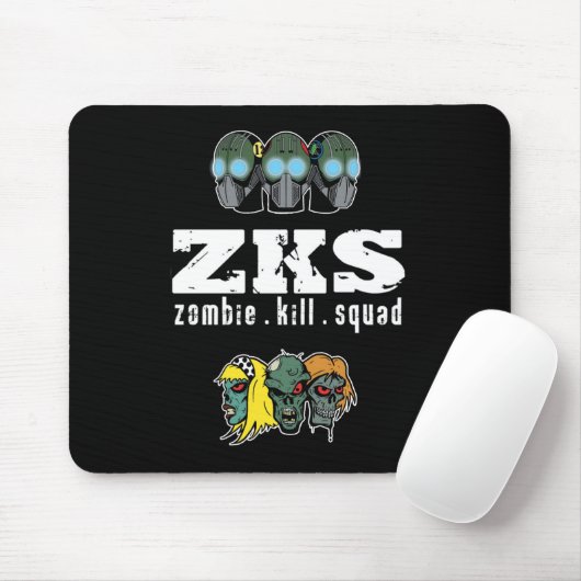 Zombie Kill Squad Mousepad Muismat (Met muis)