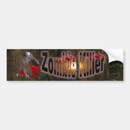 Zombie Killer #2 Bumpersticker (Voorkant)