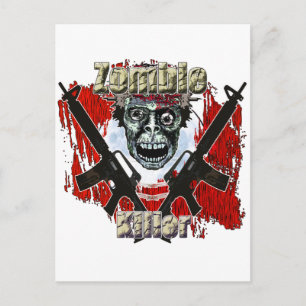 Zombie Killer 4 Briefkaart