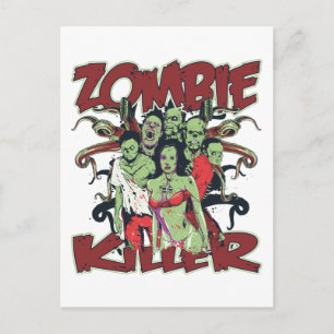 Zombie Killer Briefkaart