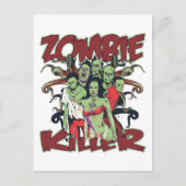 Zombie Killer Briefkaart (Voorkant)