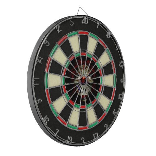 Zombie Killer Clown Funny Apocalypse Dartbord (Voorkant Links)