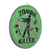 ZOMBIE KILLER DART BOARD DARTBORD (Voorkant Links)