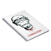 Zombie killer-notitieboek notitieboek (Rechterzijde)
