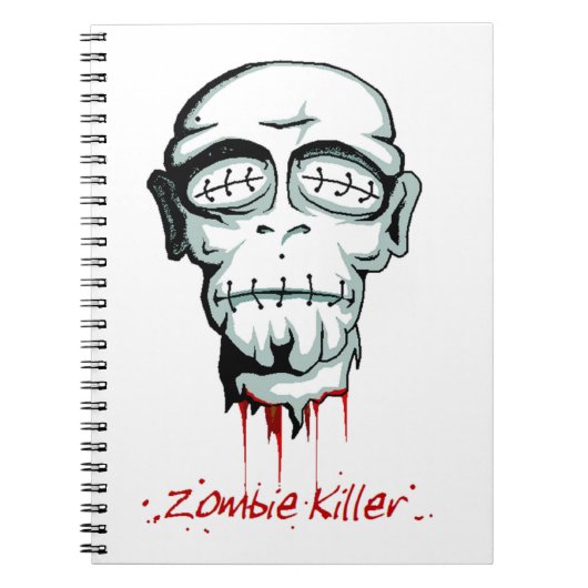 Zombie killer-notitieboek notitieboek (Voorkant)