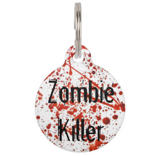 Zombie Killer Pet Tag Huisdierpenning