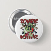 Zombie Killer Ronde Button 5,7 Cm (Voorkant /achterkant)