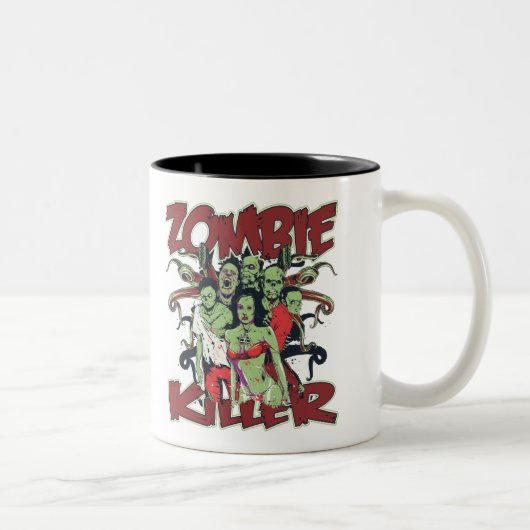 Zombie Killer Tweekleurige Koffiemok (Rechts)