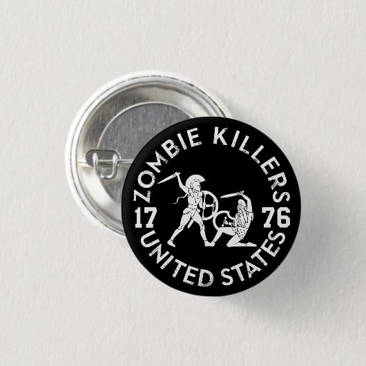 Zombie Killers 1776 Ronde Button 3,2 Cm (Voorkant /achterkant)