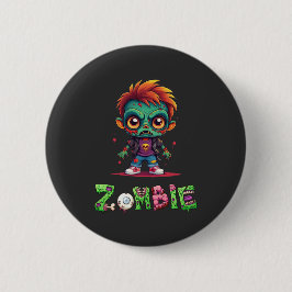 Zombie Kind - Ash Ronde Button 5,7 Cm