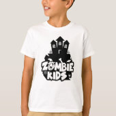 Zombie Kinder Gehaunted House T-shirt (Voorkant)