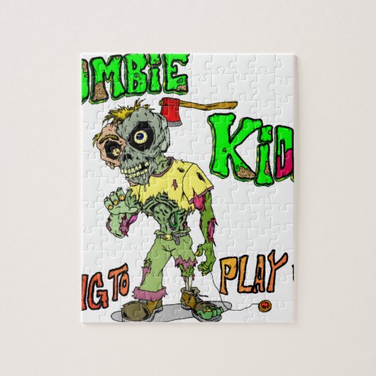 Zombie Kinder Legpuzzel (Verticaal)