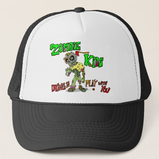 Zombie Kinder Trucker Pet (Voorkant)