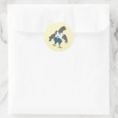 Zombie Kip Ronde Sticker (Tas)