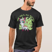 Zombie Kitsune, helemaal verrot T-shirt (Voorkant)