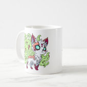 Zombie Kitsune Koffiemok (Voorkant links)