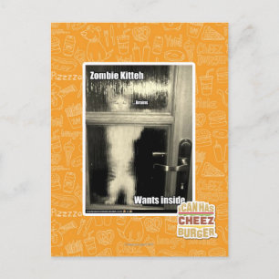 Zombie Kitteh Briefkaart