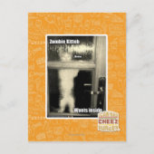 Zombie Kitteh Briefkaart (Voorkant)