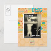 Zombie Kitteh Briefkaart (Voorkant / Achterkant)