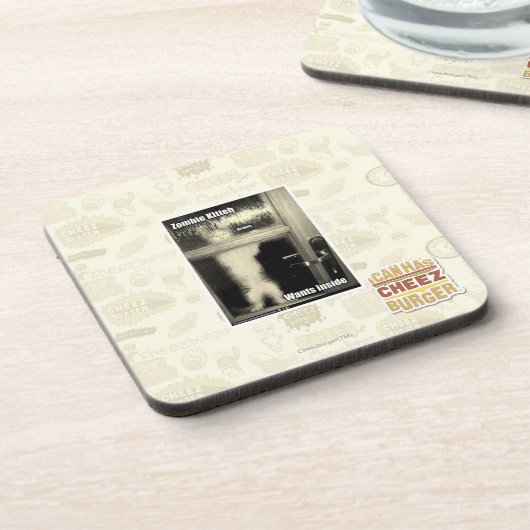 Zombie Kitteh Drankjes Onderzetter (Linkerzijde)