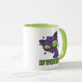 Zombie Kitten Is Mijn Spirituele Dier Mok (Voorkant rechts)
