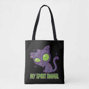 Zombie Kitten Is Mijn Spirituele Dier Tote Bag