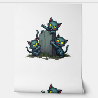 Zombie Kitten Opstand Behang